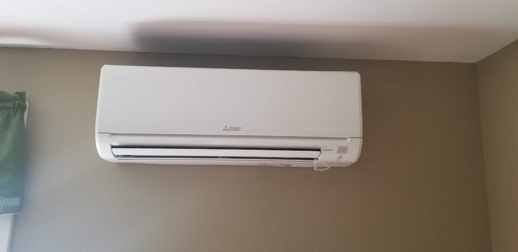 Ductless mini-split installation