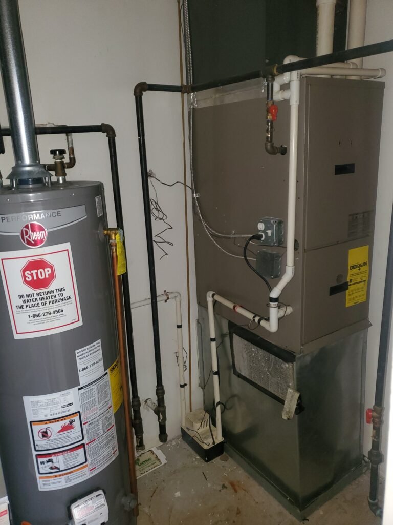 Residential heat pump installation