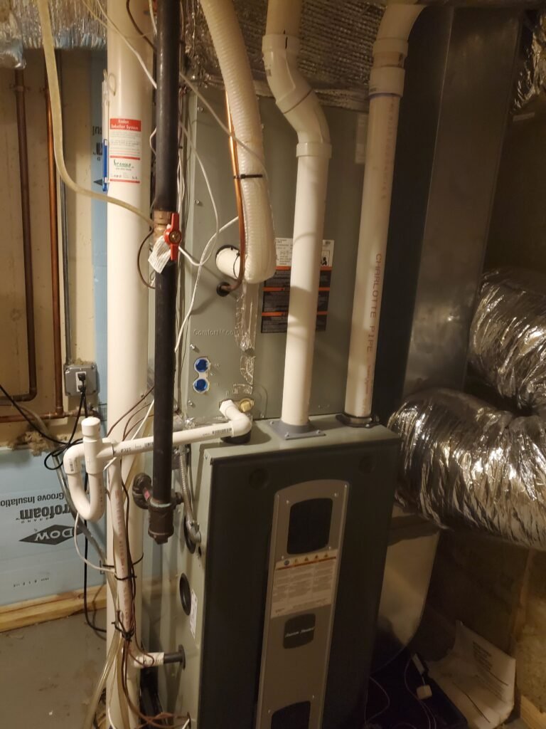 Residential heating system installation