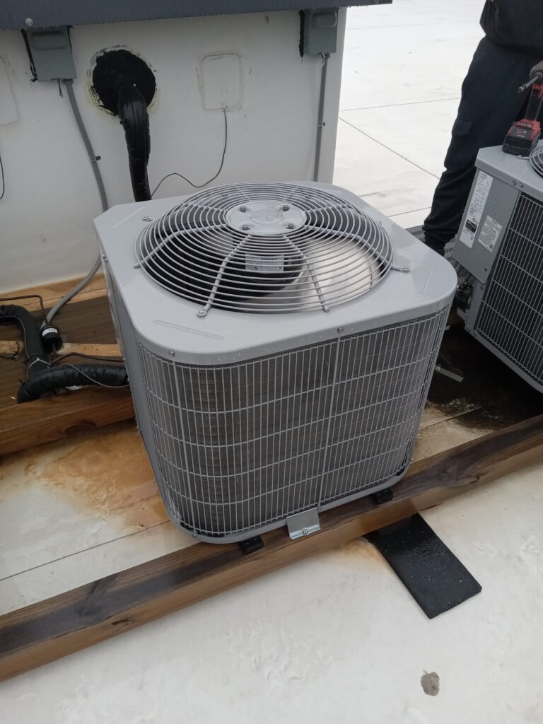 Ductless cooling system project