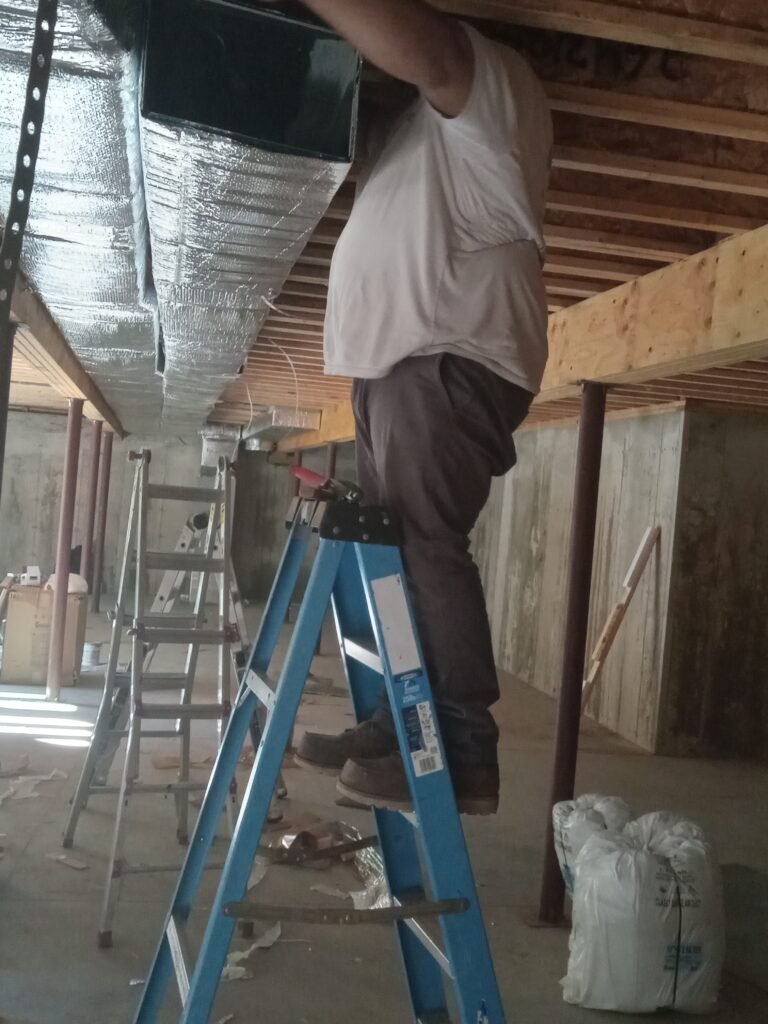 Outdoor HVAC equipment at a Greater Boston property