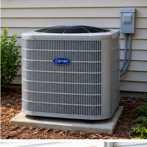 Central air-conditioning outdoor condenser